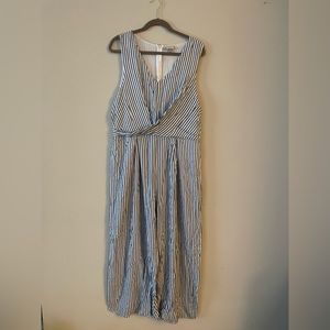 Vertical Stripe Jumpsuit
